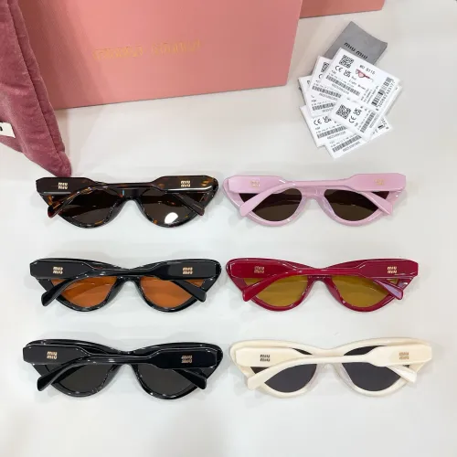 Replica MIU MIU AAA Quality Sunglasses #1424193 $60.00 USD for Wholesale
