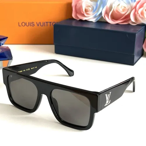 Wholesale Louis Vuitton AAA Quality Sunglasses #1424196 $60.00 USD, Wholesale Quality Replica Louis Vuitton AAA Quality Sunglasses