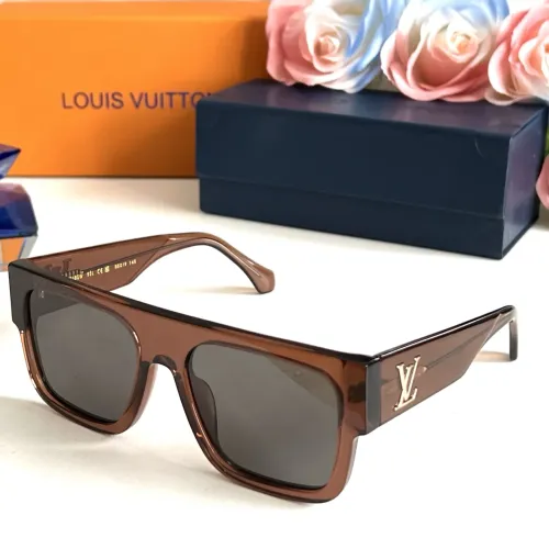 Wholesale Louis Vuitton AAA Quality Sunglasses #1424199 $60.00 USD, Wholesale Quality Replica Louis Vuitton AAA Quality Sunglasses