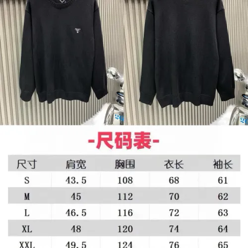 Replica Prada Sweaters Long Sleeved For Unisex #1424221 $68.00 USD for Wholesale