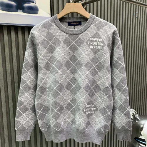 Wholesale Louis Vuitton LV Sweaters Long Sleeved For Unisex #1424258 $68.00 USD, Wholesale Quality Replica Louis Vuitton LV Sweaters
