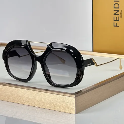 Wholesale Fendi AAA Quality Sunglasses #1424263 $68.00 USD, Wholesale Quality Replica Fendi AAA Quality Sunglasses