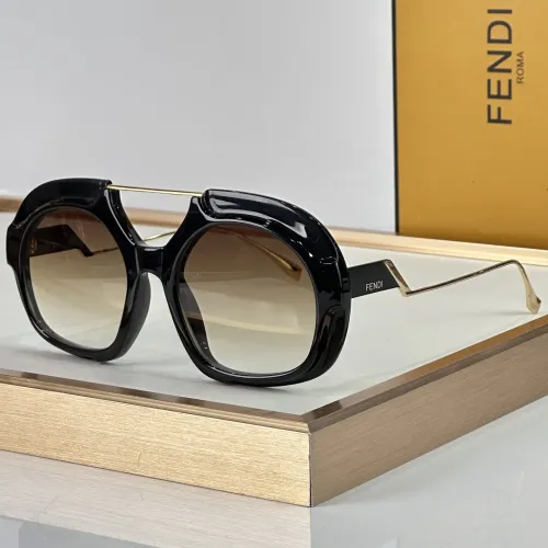 Wholesale Fendi AAA Quality Sunglasses #1424264 $68.00 USD, Wholesale Quality Replica Fendi AAA Quality Sunglasses