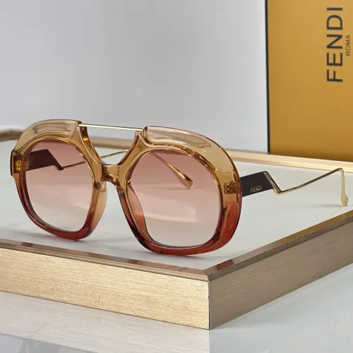 Wholesale Fendi AAA Quality Sunglasses #1424268 $68.00 USD, Wholesale Quality Replica Fendi AAA Quality Sunglasses