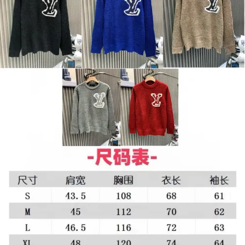 Replica Louis Vuitton LV Sweaters Long Sleeved For Unisex #1424289 $72.00 USD for Wholesale