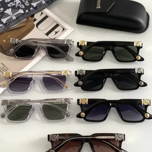 Replica Chrome Hearts AAA Quality Sunglasses #1424290 $80.00 USD for Wholesale