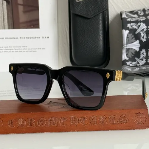 Wholesale Chrome Hearts AAA Quality Sunglasses #1424291 $80.00 USD, Wholesale Quality Replica Chrome Hearts AAA Quality Sunglasses