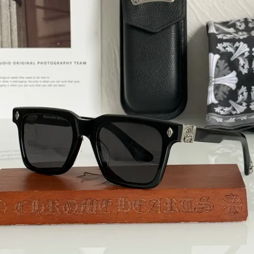 Wholesale Chrome Hearts AAA Quality Sunglasses #1424292 $80.00 USD, Wholesale Quality Replica Chrome Hearts AAA Quality Sunglasses