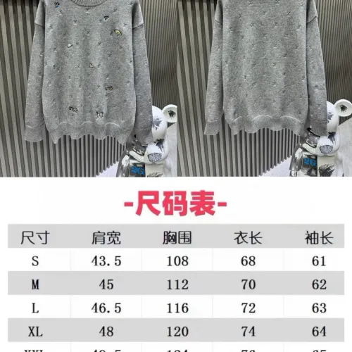Replica Louis Vuitton LV Sweaters Long Sleeved For Unisex #1424300 $72.00 USD for Wholesale
