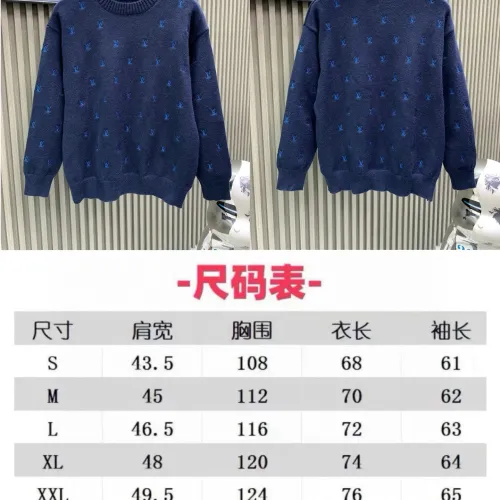 Replica Louis Vuitton LV Sweaters Long Sleeved For Unisex #1424301 $72.00 USD for Wholesale