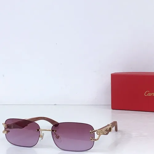 Wholesale Cartier AAA Quality Sunglassess #1424348 $60.00 USD, Wholesale Quality Replica Cartier AAA Quality Sunglassess