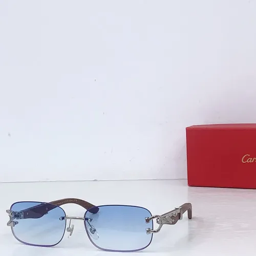 Wholesale Cartier AAA Quality Sunglassess #1424353 $60.00 USD, Wholesale Quality Replica Cartier AAA Quality Sunglassess