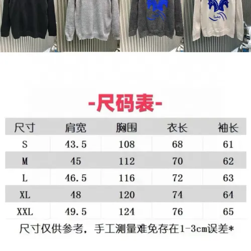 Replica Burberry Fashion Sweaters Long Sleeved For Unisex #1424388 $72.00 USD for Wholesale