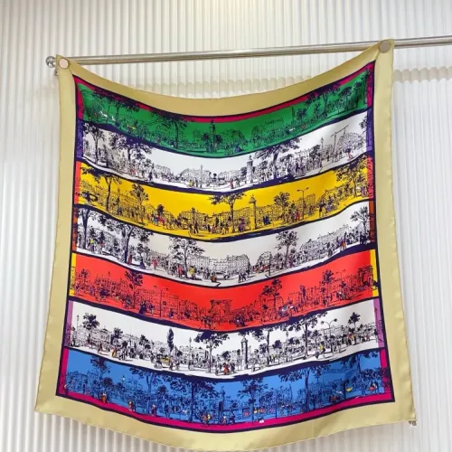 Wholesale Hermes Silk Squares #1424425 $64.00 USD, Wholesale Quality Replica Hermes Scarf