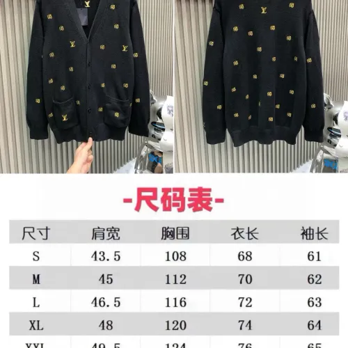 Replica Louis Vuitton LV Sweaters Long Sleeved For Unisex #1424457 $88.00 USD for Wholesale