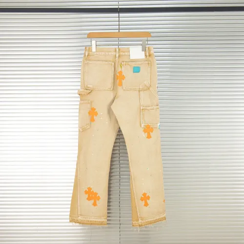 Replica Chrome Hearts Jeans For Men #1424494 $48.00 USD for Wholesale