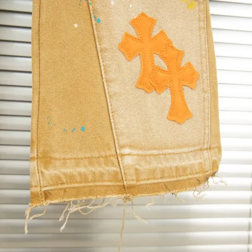 Replica Chrome Hearts Jeans For Men #1424494 $48.00 USD for Wholesale