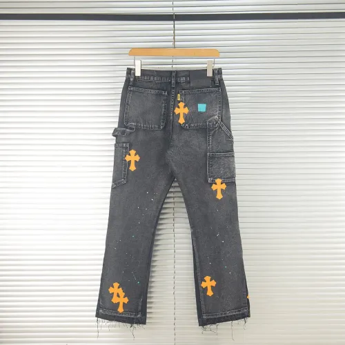 Replica Chrome Hearts Jeans For Men #1424495 $48.00 USD for Wholesale