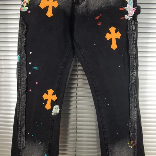 Replica Chrome Hearts Jeans For Men #1424495 $48.00 USD for Wholesale