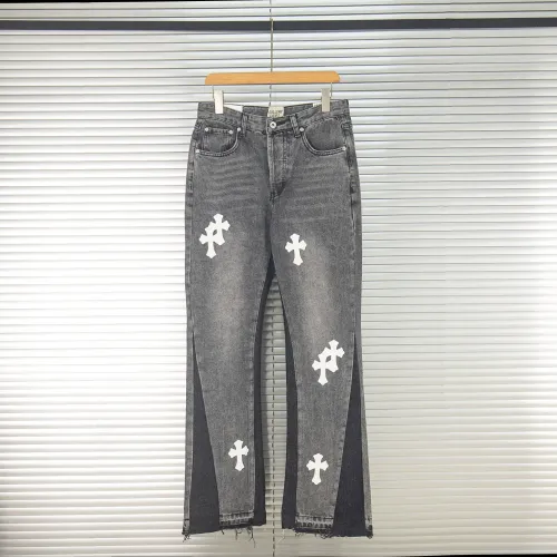 Wholesale Chrome Hearts Jeans For Men #1424497 $48.00 USD, Wholesale Quality Replica Chrome Hearts Jeans