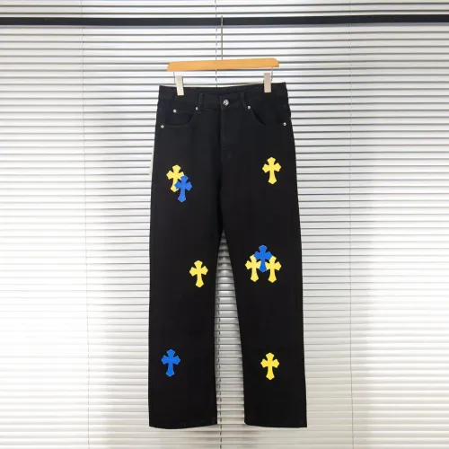 Wholesale Chrome Hearts Jeans For Men #1424501 $52.00 USD, Wholesale Quality Replica Chrome Hearts Jeans