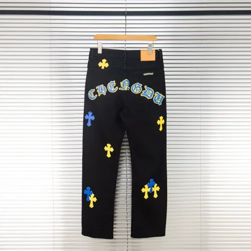 Replica Chrome Hearts Jeans For Men #1424501 $52.00 USD for Wholesale