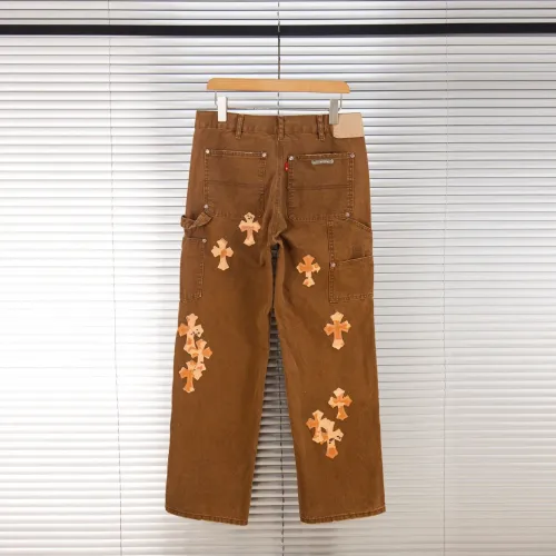 Replica Chrome Hearts Jeans For Men #1424510 $60.00 USD for Wholesale