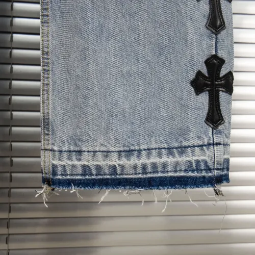 Replica Chrome Hearts Jeans For Men #1424513 $48.00 USD for Wholesale