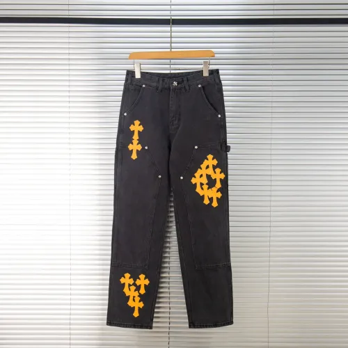 Wholesale Chrome Hearts Jeans For Men #1424518 $56.00 USD, Wholesale Quality Replica Chrome Hearts Jeans