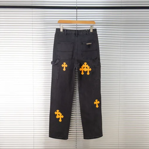 Replica Chrome Hearts Jeans For Men #1424518 $56.00 USD for Wholesale