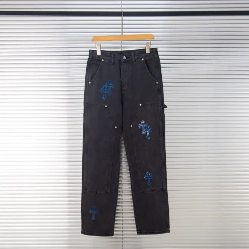Wholesale Chrome Hearts Jeans For Men #1424522 $56.00 USD, Wholesale Quality Replica Chrome Hearts Jeans