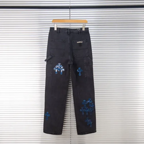 Replica Chrome Hearts Jeans For Men #1424522 $56.00 USD for Wholesale