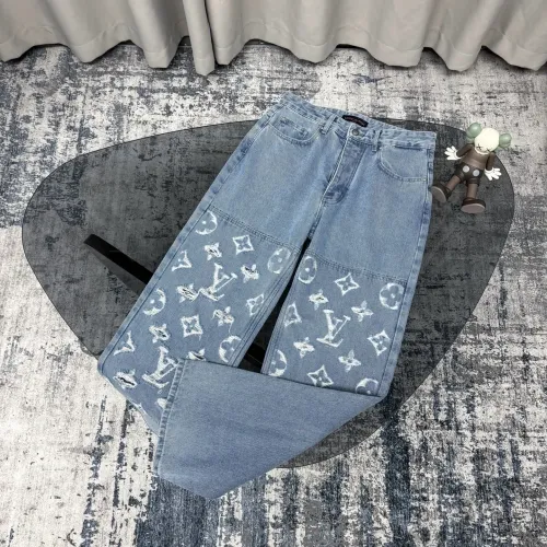Wholesale Louis Vuitton LV Jeans For Men #1424560 $60.00 USD, Wholesale Quality Replica Louis Vuitton LV Jeans