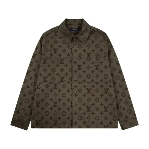 Wholesale Louis Vuitton LV Shirts Long Sleeved For Men #1424599 $56.00 USD, Wholesale Quality Replica Louis Vuitton LV Shirts