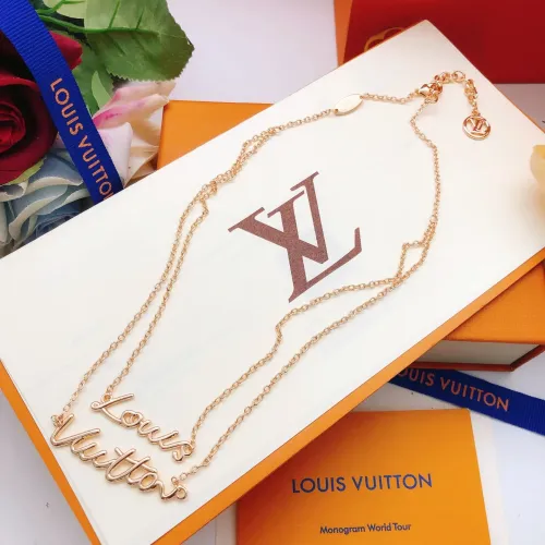 Wholesale Louis Vuitton Necklaces #1424867 $32.00 USD, Wholesale Quality Replica Louis Vuitton Necklaces