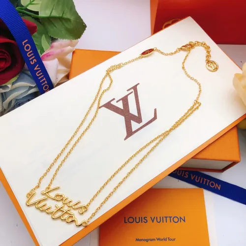 Wholesale Louis Vuitton Necklaces #1424868 $32.00 USD, Wholesale Quality Replica Louis Vuitton Necklaces