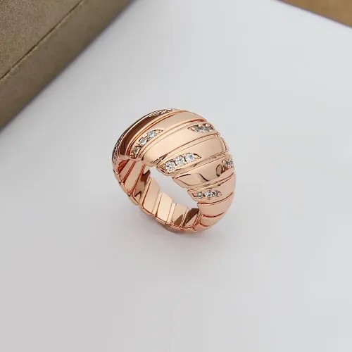 Wholesale Bvlgari Rings In Rose Gold For Unisex #1424870 $25.00 USD, Wholesale Quality Replica Bvlgari Rings