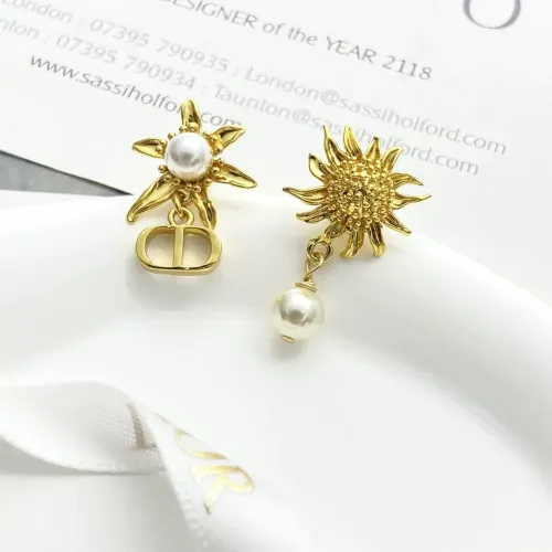 Replica Christian Dior Earrings For Women #1425222 $27.00 USD for Wholesale
