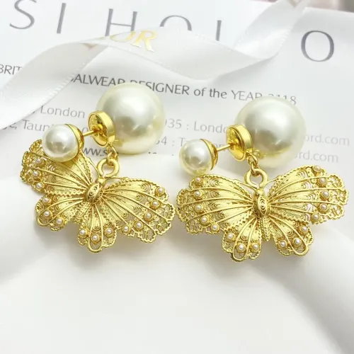 Wholesale Christian Dior Earrings For Women #1425237 $34.00 USD, Wholesale Quality Replica Christian Dior Earrings