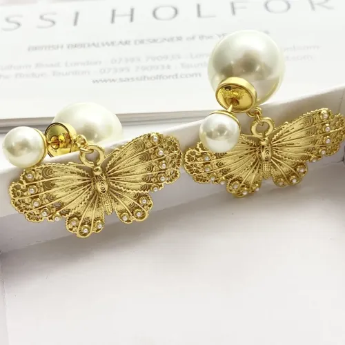Replica Christian Dior Earrings For Women #1425237 $34.00 USD for Wholesale