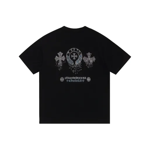 Wholesale Chrome Hearts T-Shirts Short Sleeved For Unisex #1425444 $36.00 USD, Wholesale Quality Replica Chrome Hearts T-Shirts