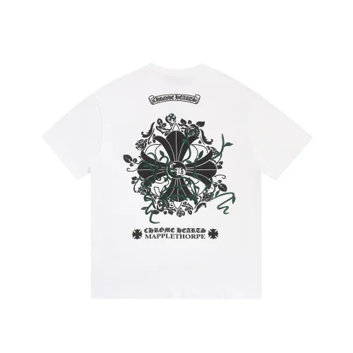 Wholesale Chrome Hearts T-Shirts Short Sleeved For Unisex #1425462 $38.00 USD, Wholesale Quality Replica Chrome Hearts T-Shirts