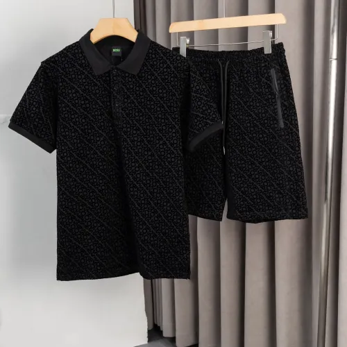 Wholesale Boss Tracksuits Short Sleeved For Men #1425514 $60.00 USD, Wholesale Quality Replica Boss Tracksuits