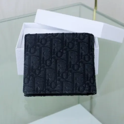 Replica Christian Dior AAA Man Wallets #1425675 $60.00 USD for Wholesale
