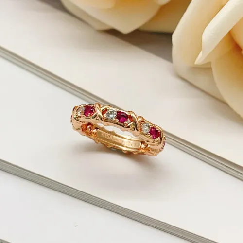 Wholesale Tiffany Rings In Rose Gold For Women #1425678 $27.00 USD, Wholesale Quality Replica Tiffany Rings