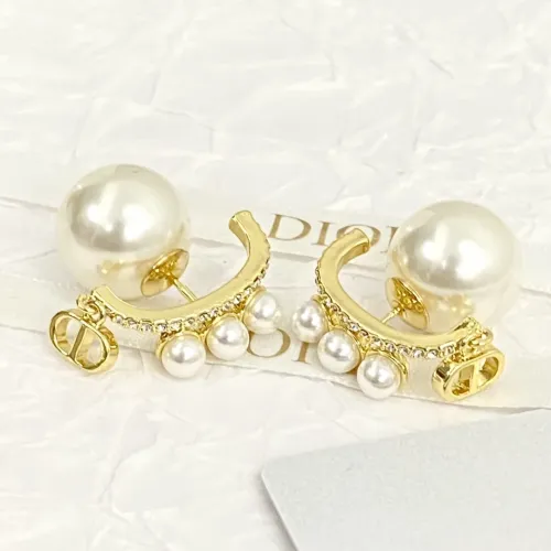 Wholesale Christian Dior Earrings For Women #1425689 $32.00 USD, Wholesale Quality Replica Christian Dior Earrings