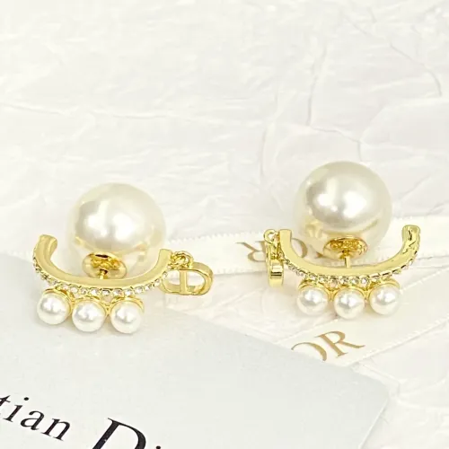Replica Christian Dior Earrings For Women #1425689 $32.00 USD for Wholesale