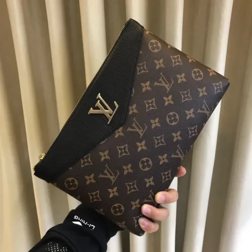 Wholesale Louis Vuitton AAA Man Pouches #1425705 $60.00 USD, Wholesale Quality Replica Louis Vuitton AAA Man Wallets