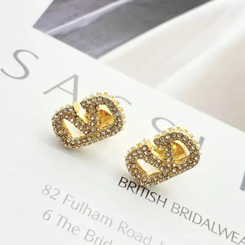 Replica Valentino Earrings For Women #1425710 $34.00 USD for Wholesale