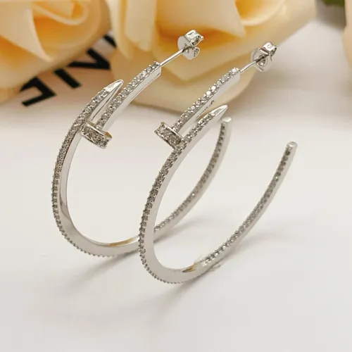 Wholesale Cartier Earrings For Women #1425723 $34.00 USD, Wholesale Quality Replica Cartier Earrings